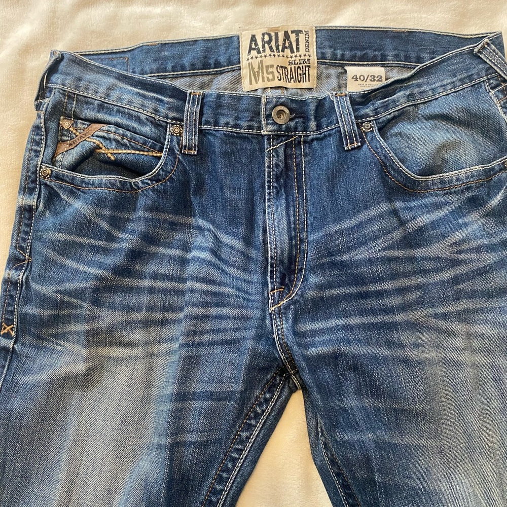 Ariat Men's Slim Straight Denim Jeans